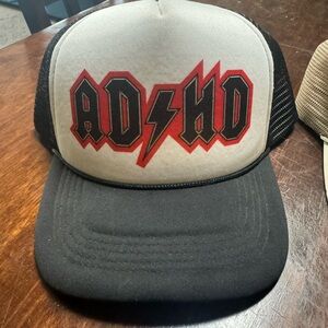 TRASH FLOWERS TRUCKER HAT ADHD